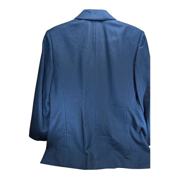 VTG Classic Women's PENDLETON Black 100% Virgin Wool Blazer Size 8 Made In USA - Picture 9 of 11